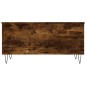 vidaXL Mesa de centro madera contrachapada roble ahumado 90x44,5x45 cm vidaXL Mesa de centro madera contrachapada roble ahumado 90x44,5x45 cm