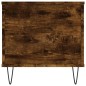 vidaXL Mesa de centro madera contrachapada roble ahumado 90x44,5x45 cm vidaXL Mesa de centro madera contrachapada roble ahumado 90x44,5x45 cm