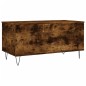 vidaXL Mesa de centro madera contrachapada roble ahumado 90x44,5x45 cm vidaXL Mesa de centro madera contrachapada roble ahumado 90x44,5x45 cm