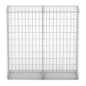 vidaXL Cesta para muro de gaviones de alambre galvanizado 100x100x30cm 
