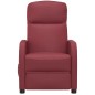 vidaXL Sillón de masaje eléctrico cuero sintético rojo tinto vidaXL Sillón de masaje eléctrico cuero sintético rojo tinto