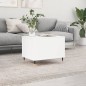 vidaXL Mesa de centro madera contrachapada blanco 60x44,5x45 cm vidaXL Mesa de centro madera contrachapada blanco 60x44,5x45 cm
