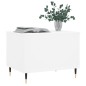 vidaXL Mesa de centro madera contrachapada blanco 60x44,5x45 cm vidaXL Mesa de centro madera contrachapada blanco 60x44,5x45 cm