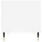 vidaXL Mesa de centro madera contrachapada blanco 60x44,5x45 cm vidaXL Mesa de centro madera contrachapada blanco 60x44,5x45 cm