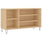 vidaXL Mueble zapatero madera contrachapada roble Sonoma 102x36x60 cm vidaXL Mueble zapatero madera contrachapada roble Sonoma 102x36x60 cm