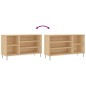 vidaXL Mueble zapatero madera contrachapada roble Sonoma 102x36x60 cm vidaXL Mueble zapatero madera contrachapada roble Sonoma 102x36x60 cm
