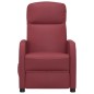 vidaXL Sillón de masaje de cuero sintético rojo tinto vidaXL Sillón de masaje de cuero sintético rojo tinto