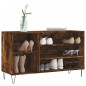 vidaXL Mueble zapatero madera contrachapada roble ahumado 102x36x60 cm vidaXL Mueble zapatero madera contrachapada roble ahumado 102x36x60 cm