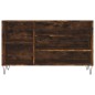 vidaXL Mueble zapatero madera contrachapada roble ahumado 102x36x60 cm vidaXL Mueble zapatero madera contrachapada roble ahumado 102x36x60 cm
