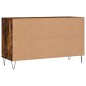 vidaXL Mueble zapatero madera contrachapada roble ahumado 102x36x60 cm vidaXL Mueble zapatero madera contrachapada roble ahumado 102x36x60 cm