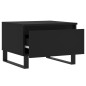 vidaXL Mesas de centro 2 uds madera de ingeniería negro 50x46x35 cm vidaXL Mesas de centro 2 uds madera de ingeniería negro 50x46x35 cm