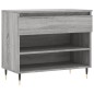 vidaXL Mueble zapatero madera contrachapada gris Sonoma 70x36x60 cm vidaXL Mueble zapatero madera contrachapada gris Sonoma 70x36x60 cm
