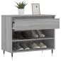 vidaXL Mueble zapatero madera contrachapada gris Sonoma 70x36x60 cm vidaXL Mueble zapatero madera contrachapada gris Sonoma 70x36x60 cm