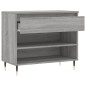 vidaXL Mueble zapatero madera contrachapada gris Sonoma 70x36x60 cm vidaXL Mueble zapatero madera contrachapada gris Sonoma 70x36x60 cm