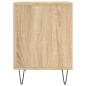 vidaXL Mesita de noche madera de ingeniería roble Sonoma 40x35x50 cm vidaXL Mesita de noche madera de ingeniería roble Sonoma 40x35x50 cm