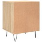 vidaXL Mesita de noche madera de ingeniería roble Sonoma 40x35x50 cm vidaXL Mesita de noche madera de ingeniería roble Sonoma 40x35x50 cm