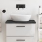 vidaXL Encimera baño madera maciza tratada gris oscuro 60x60x(2-4) cm vidaXL Encimera baño madera maciza tratada gris oscuro 60x60x(2-4) cm
