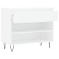 vidaXL Mueble zapatero madera contrachapada blanco 70x36x60 cm vidaXL Mueble zapatero madera contrachapada blanco 70x36x60 cm