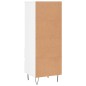 vidaXL Aparador alto madera contrachapada blanco brillo 40x36x110 cm vidaXL Aparador alto madera contrachapada blanco brillo 40x36x110 cm
