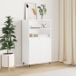vidaXL Aparador alto madera contrachapada blanco 60x36x110 cm vidaXL Aparador alto madera contrachapada blanco 60x36x110 cm