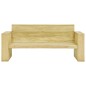 vidaXL Juego de muebles de jardín 3 piezas madera de pino impregnada vidaXL Juego de muebles de jardín 3 piezas madera de pino impregnada