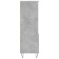 vidaXL Aparador alto madera contrachapada gris hormigón 40x36x110 cm vidaXL Aparador alto madera contrachapada gris hormigón 40x36x110 cm