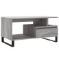 vidaXL Mesa de centro madera contrachapada gris Sonoma 90x49x45 cm vidaXL Mesa de centro madera contrachapada gris Sonoma 90x49x45 cm