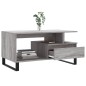 vidaXL Mesa de centro madera contrachapada gris Sonoma 90x49x45 cm vidaXL Mesa de centro madera contrachapada gris Sonoma 90x49x45 cm