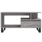 vidaXL Mesa de centro madera contrachapada gris Sonoma 90x49x45 cm vidaXL Mesa de centro madera contrachapada gris Sonoma 90x49x45 cm