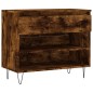 vidaXL Mueble zapatero madera contrachapada roble ahumado 70x36x60 cm vidaXL Mueble zapatero madera contrachapada roble ahumado 70x36x60 cm