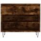 vidaXL Mueble zapatero madera contrachapada roble ahumado 70x36x60 cm vidaXL Mueble zapatero madera contrachapada roble ahumado 70x36x60 cm