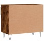 vidaXL Mueble zapatero madera contrachapada roble ahumado 70x36x60 cm vidaXL Mueble zapatero madera contrachapada roble ahumado 70x36x60 cm