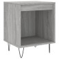 vidaXL Mesita de noche 2 uds madera ingeniería gris Sonoma 40x35x50 cm