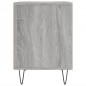vidaXL Mesita de noche 2 uds madera ingeniería gris Sonoma 40x35x50 cm