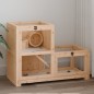 vidaXL Jaula para hámster madera maciza abeto 81x40x60 cm vidaXL Jaula para hámster madera maciza abeto 81x40x60 cm