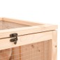 vidaXL Jaula para hámster madera maciza abeto 81x40x60 cm vidaXL Jaula para hámster madera maciza abeto 81x40x60 cm