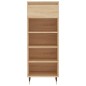 vidaXL Mueble zapatero madera contrachapada roble Sonoma 40x36x105 cm vidaXL Mueble zapatero madera contrachapada roble Sonoma 40x36x105 cm