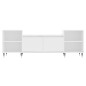 vidaXL Mueble para TV madera contrachapada blanco 160x35x55 cm vidaXL Mueble para TV madera contrachapada blanco 160x35x55 cm