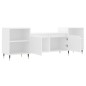 vidaXL Mueble para TV madera contrachapada blanco 160x35x55 cm vidaXL Mueble para TV madera contrachapada blanco 160x35x55 cm