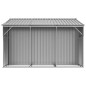 vidaXL Cobertizo de jardín acero galvanizado gris 277x279x179 cm vidaXL Cobertizo de jardín acero galvanizado gris 277x279x179 cm
