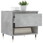 vidaXL Mesa de centro madera de ingeniería gris hormigón 50x46x50 cm vidaXL Mesa de centro madera de ingeniería gris hormigón 50x46x50 cm