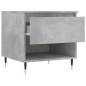 vidaXL Mesa de centro madera de ingeniería gris hormigón 50x46x50 cm vidaXL Mesa de centro madera de ingeniería gris hormigón 50x46x50 cm