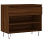 vidaXL Mueble zapatero madera contrachapada roble marrón 70x36x60 cm vidaXL Mueble zapatero madera contrachapada roble marrón 70x36x60 cm