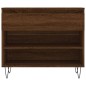 vidaXL Mueble zapatero madera contrachapada roble marrón 70x36x60 cm vidaXL Mueble zapatero madera contrachapada roble marrón 70x36x60 cm