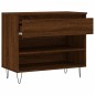 vidaXL Mueble zapatero madera contrachapada roble marrón 70x36x60 cm vidaXL Mueble zapatero madera contrachapada roble marrón 70x36x60 cm