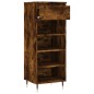 vidaXL Mueble zapatero madera contrachapada roble ahumado 40x36x105 cm vidaXL Mueble zapatero madera contrachapada roble ahumado 40x36x105 cm