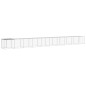 vidaXL Gallinero con techo acero galvanizado gris claro 1003x98x90 cm vidaXL Gallinero con techo acero galvanizado gris claro 1003x98x90 cm