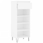 vidaXL Mueble zapatero madera contrachapada blanco 40x36x105 cm