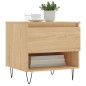 vidaXL Mesa de centro madera de ingeniería roble Sonoma 50x46x50 cm vidaXL Mesa de centro madera de ingeniería roble Sonoma 50x46x50 cm
