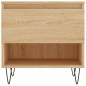 vidaXL Mesa de centro madera de ingeniería roble Sonoma 50x46x50 cm vidaXL Mesa de centro madera de ingeniería roble Sonoma 50x46x50 cm